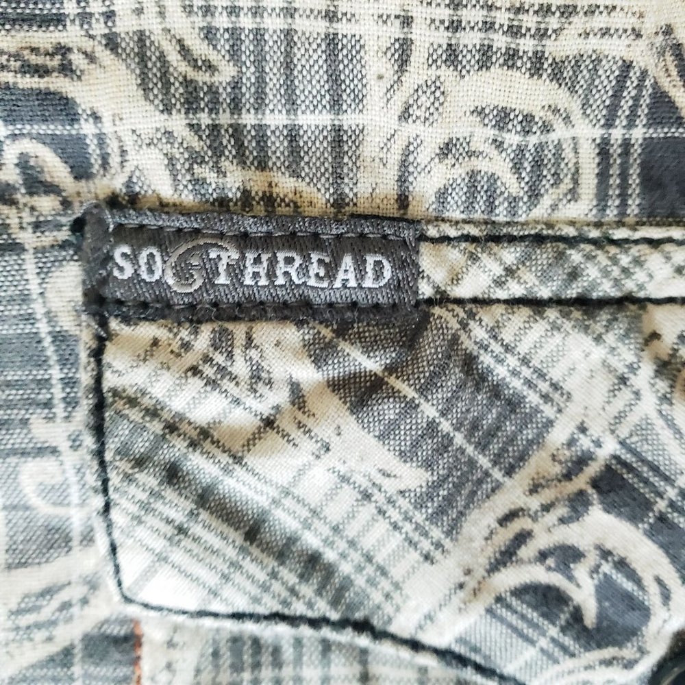 Men's Southern Thread Long Sleaved Vintage Inspired Western Shirt Size  XL - Picture 4 of 9